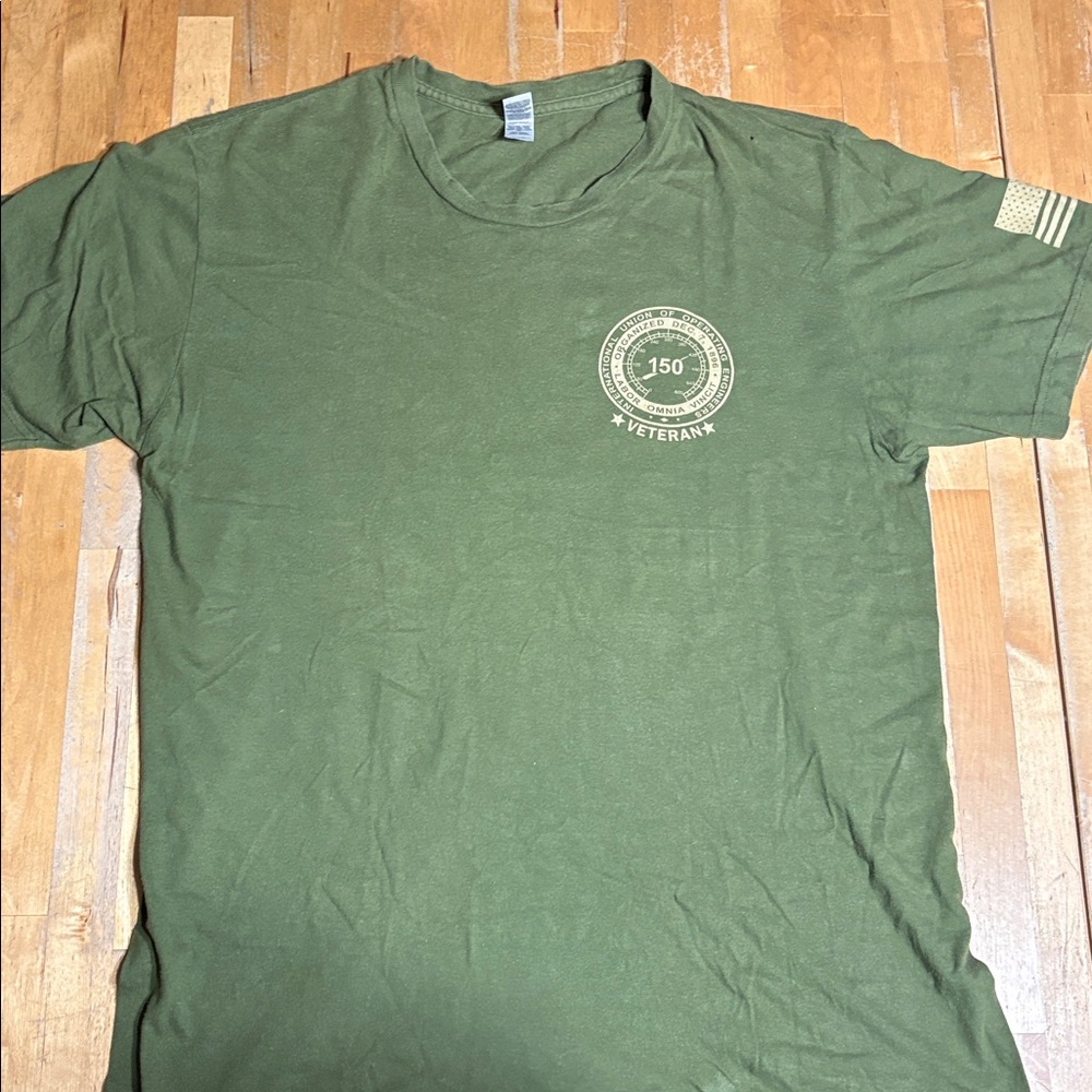 American Apparel Green Veteran T-Shirt